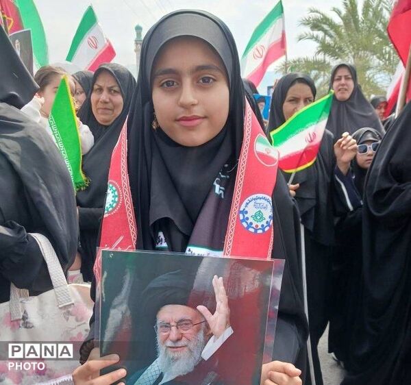 فرزندان انقلاب شهرستان شهیدپرور لامرد در روز قدس