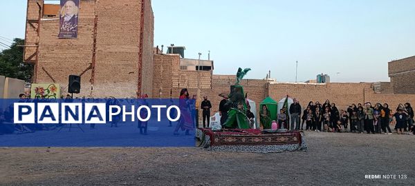 مراسم تعزیه‌خوانی در شهرستان خلیل‌آباد