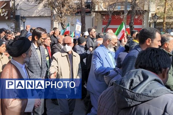 راهپیمایی ۲۲ بهمن در چهل و ششمین سالگرد پیروزی شکوهمند انقلاب اسلامی در شهرستان آباده