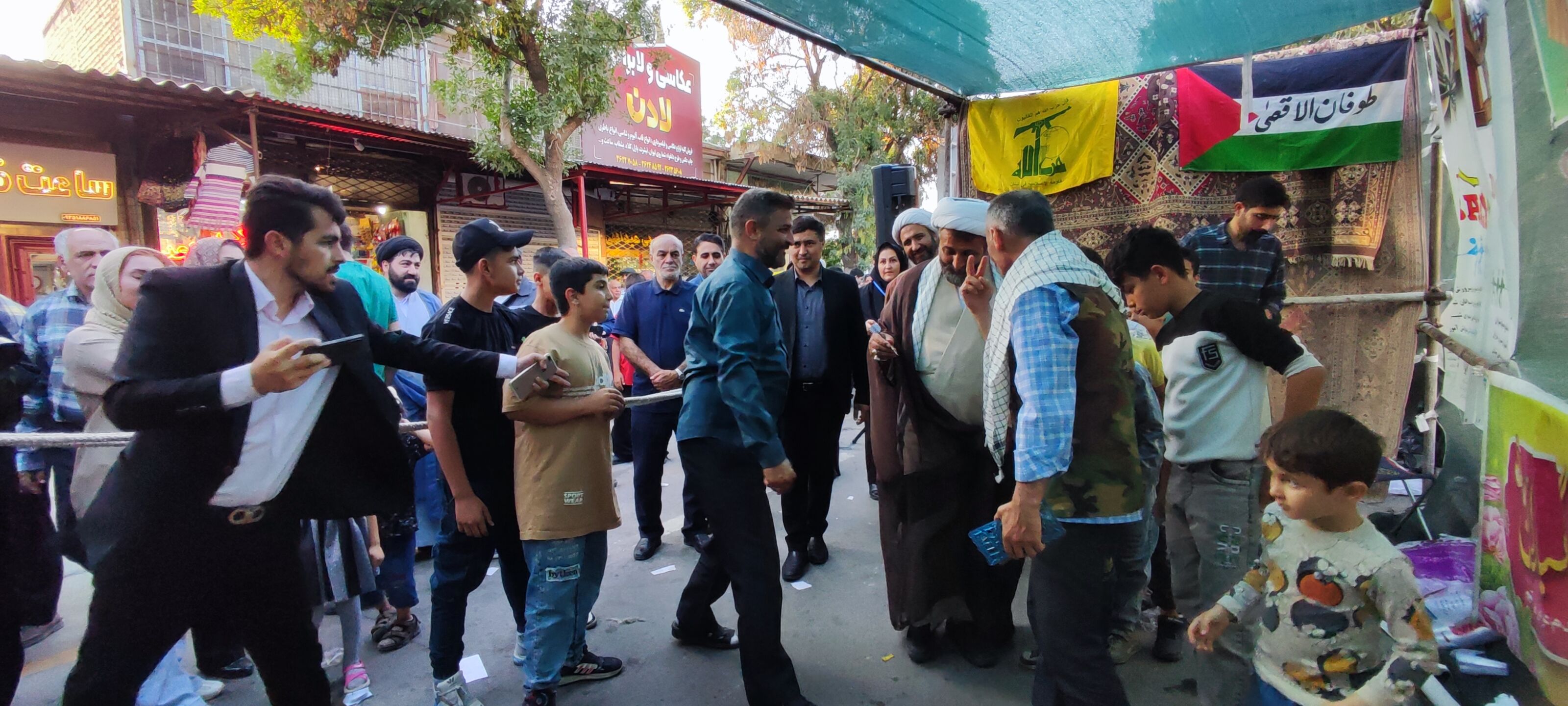 برگزاری مسابقات دارت در موکب‌های جشن غدیر در شهرستان شیروان