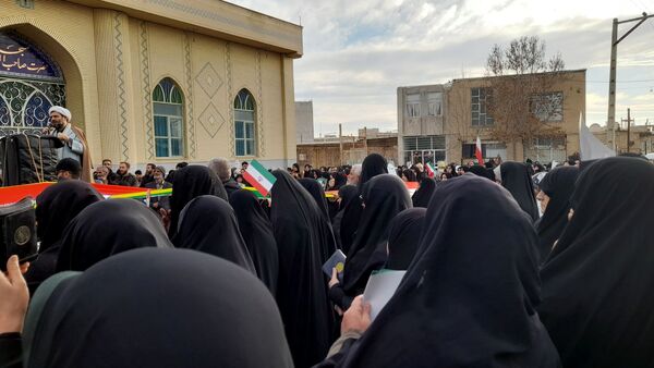 راهپیمایی مردم کمیجان درپی محکومیت اقدامات تروریستی در ایران