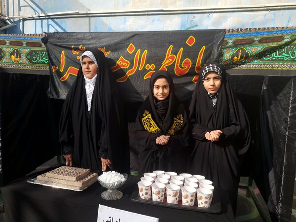 مراسم شهادت حضرت زهرا در دبستان شهید فیاض‌بخش ناحیه ۵ مشهد