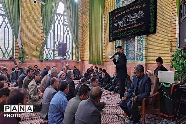 مراسم عزاداری شهادت امام جعفر صادق علیه السلام در حسینیه شهربار