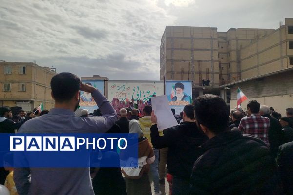 خروش مردمی در خیابان‌های رباط‌کریم در 22بهمن