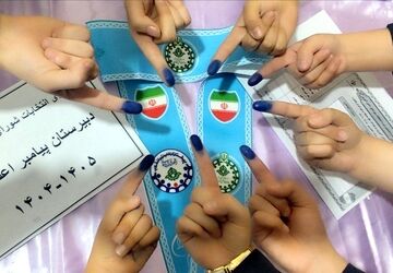 انتخابات شورای دانش آموزی در شهرستان خوی