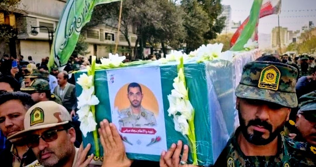 تشییع پیکر مطهر شهید مرزبان سجاد صیامی 