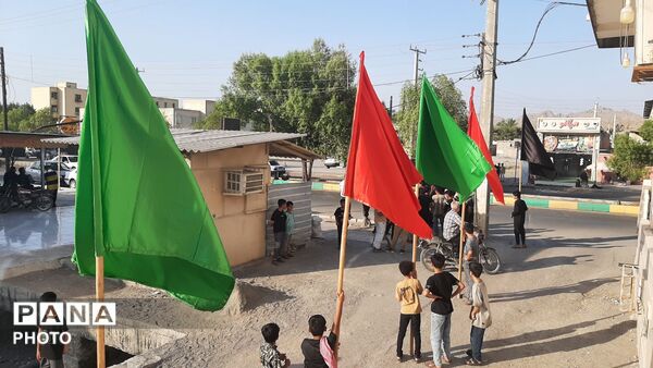 حرکت نمادین کاروان امام حسین (ع) به همت هیئت فاطمیون در میناب