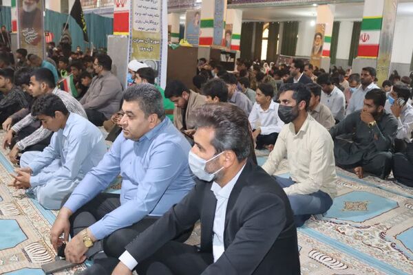 هم‌زمان با عطر فاطمی، فریاد استکبارستیزی در قلعه‌گنج طنین‌انداز شد