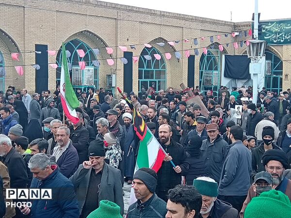 تجمع پرشور مردم شهرستان  نیشابور