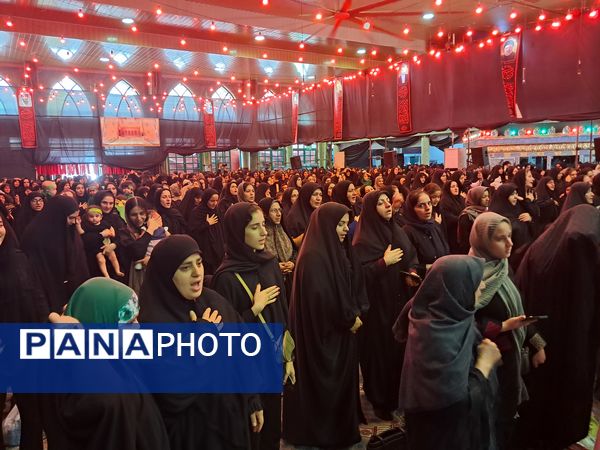 مراسم شیرخوارگان حسینی در حسینیه عاشقان ثارالله قائمشهر