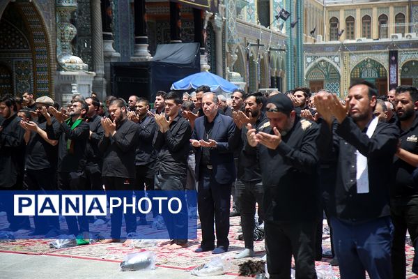 عزاداری تاسوعای حسینی(ع) در حرم حضرت معصومه(س)