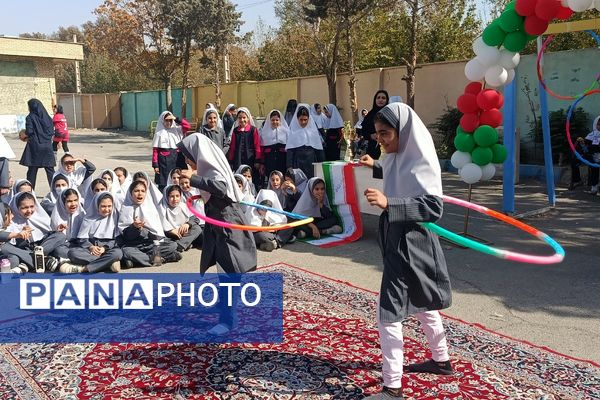 افتتاحیه المپیاد ورزشی درون مدرسه‌ای دبستان دخترانه بعثت۲