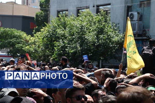 وداع با پیکر مطهر شهید سیدمهدی موسوی در شهرری