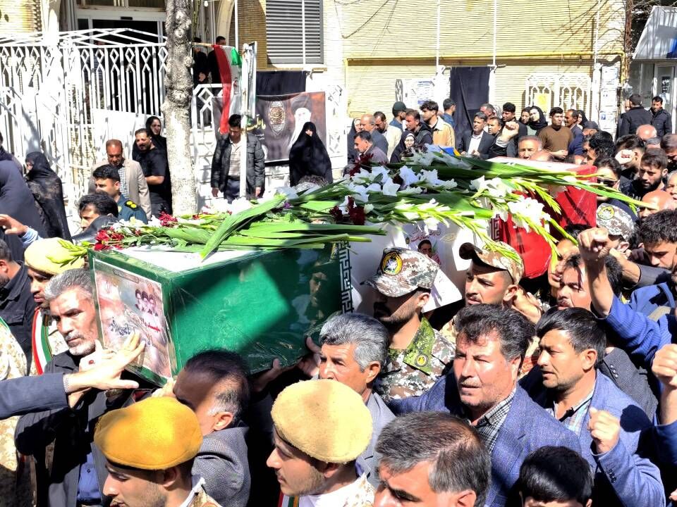 تشییع پیکر مطهر شهید والامقام سالار امامی‌فر