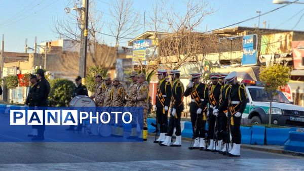 تشییع پیکر شهید ابوالفضل عرب در شهرستان گالیکش