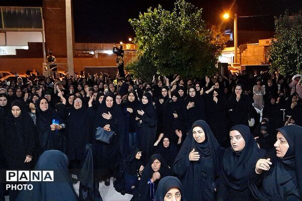 مراسم سوگواری شهادت رهبر معظم انقلاب اسلامی آیت الله امام خامنه ای (ره) در باشت