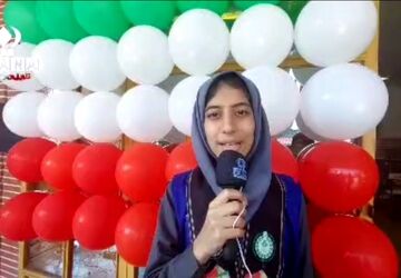 دختران شاهد کردکوی میزبان پیام «وطن‌یار» شدند