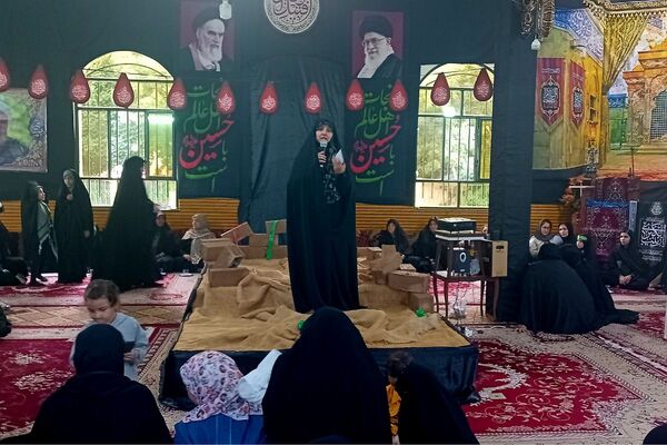 برگزاری مراسم شهادت دردانه حضرت اباعبدالله الحسین در شهرستان فیروزکوه