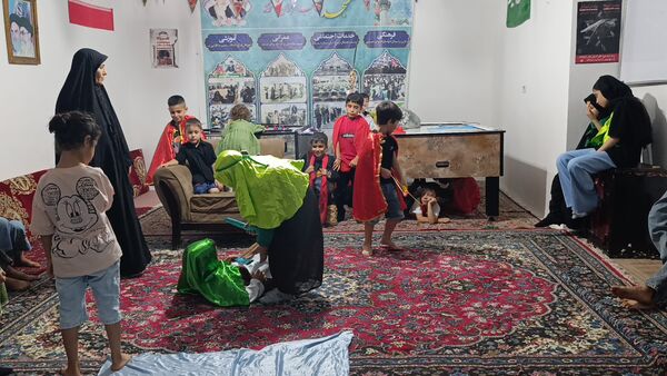 برپایی مهد آدینه نور در مسجد صاحب الزمان آشخانه 