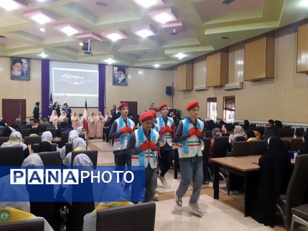 مراسم سالروز تأسیس سازمان دانش‌آموزی در مازندران