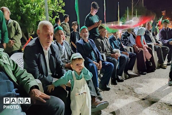 مردم شهر بار یک صدا فریاد زدند لبیک سید مجتبی