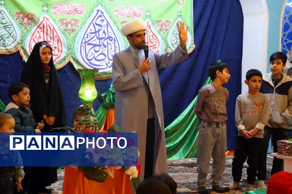 جشن میلاد امام حسین (ع) در امامزاده سید عباس بن موسی در بجنورد