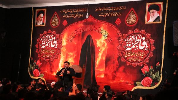 شرق کرمان در سوگ بانوی دو عالم؛ اجتماع بزرگ هیات‌های مذهبی در ریگان