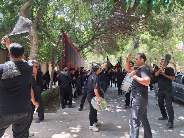 مراسم عاشورای حسینی در انگورستان ملک اصفهان