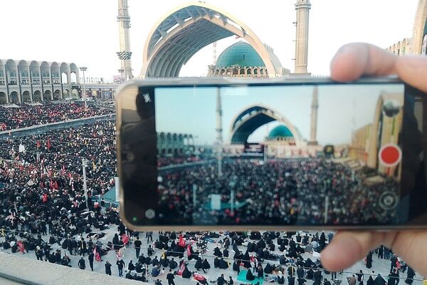 مراسم وداع و بدرقه آقای شهید ایران در مصلی امام خمینی (ره)