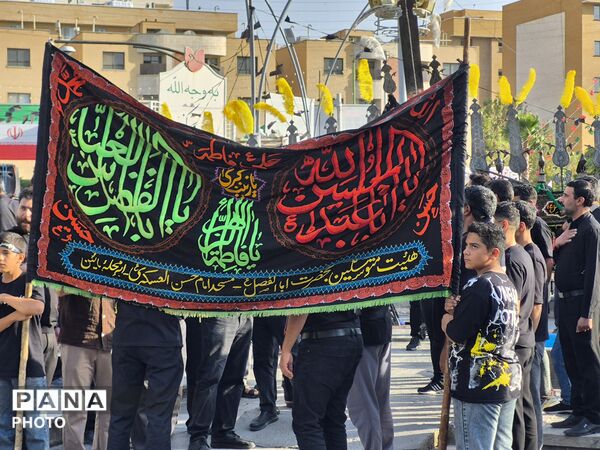 گلستان شهدا میزبان کاروان تاسوعای حسینی شد