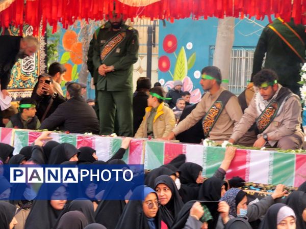 استقبال از شهدای گمنام در شهرستان بجنورد 