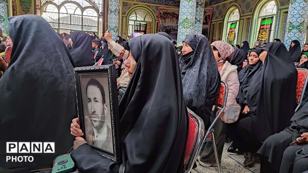 مراسم گرامیداشت چهلم امام شهید در گلزار شهدای  شهر بار نیشابور-۱