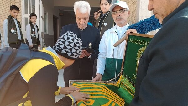 مراسم صلوات خاصه امام رضا (ع) در دبیرستان شهید بهشتی 
