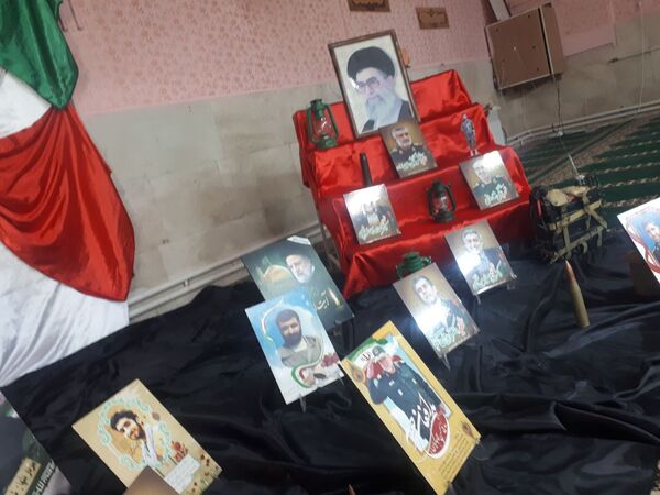 دبیرستان دخترانه شاهد قدسیان میزبان پیکر مطهر شهید گمنام