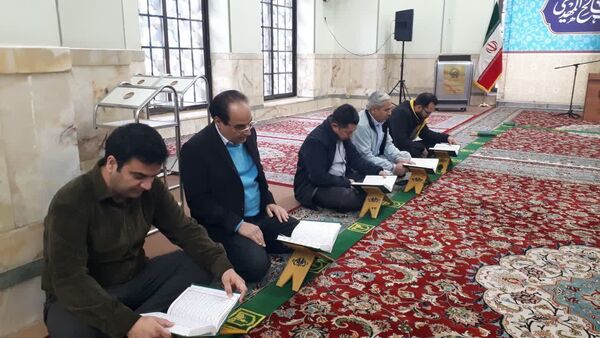 ویژه برنامه اذن خدمت در زیارتگاه شهید آیت الله مدرس(ره) برگزار شد