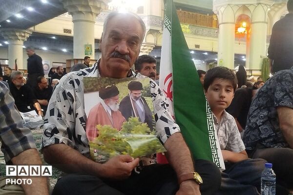 مراسم گرامیداشت رهبر شهید انقلاب اسلامی در حرم مطهر حضرت عبدالعظیم حسنی (ع) شهرری