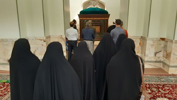 ویژه برنامه اذن خدمت در زیارتگاه شهید آیت الله مدرس(ره) برگزار شد