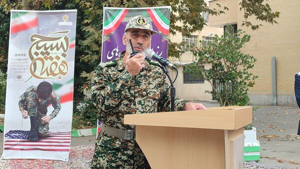 رزمایش گردان‌های بسیج فرهنگیان سپاه امام رضا (ع) در اداره‌کل آموزش و پرورش خراسان رضوی