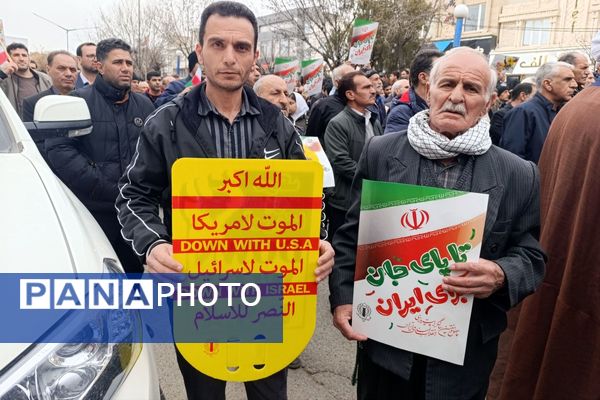 راهپیمایی باشکوه ۲۲ بهمن در اسلام‌آباد غرب
