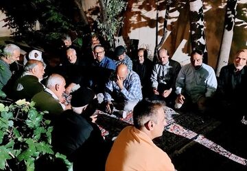 مراسم سوگواری و گرامیداشت یاد خاطره سپهبد شهید حسین سلامی در زادگاه و خانه پدریش در روستای وانشان


