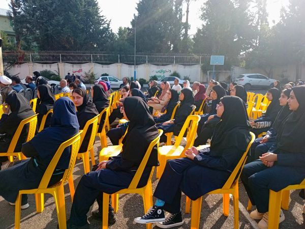مانور بازگشایی مدارس در دبیرستان جمشیدنژاد شهرستان آمل 