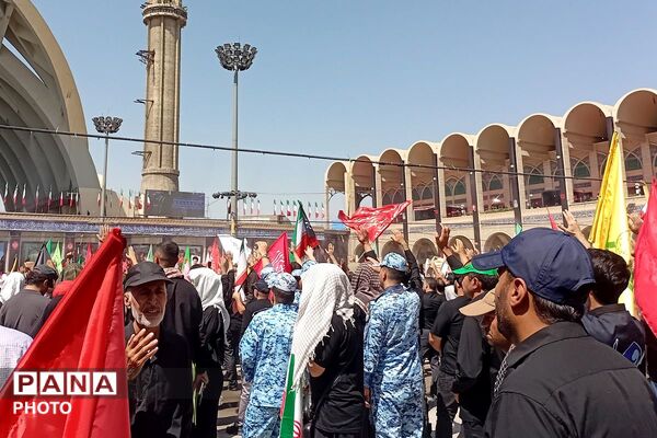 آخرین بدرقه «آقای شهید ایران»؛ اجتماع میلیونی مردم در مصلای امام خمینی(ره)