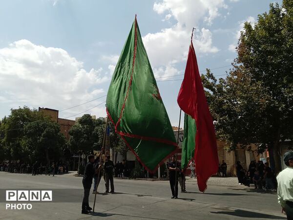 اشک و خون؛ نیشابور در سوگ پیامبر رحمت و امام مجتبای آل‌محمد (ع) غرق در عزاداری شد