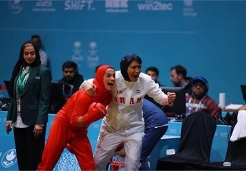 مدال طلای ووشو بر گردن سارا شفیعی