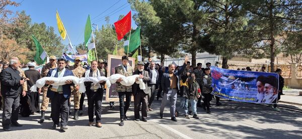 راهپیمایی روز قدس در شهرستان رشتخوار