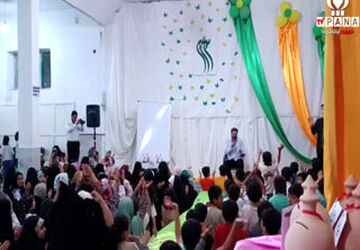 برپایی جشن عیدغدیر کودکانه در راوند کاشان