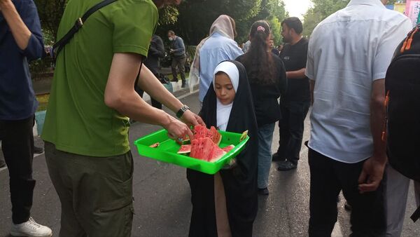 تهران در لباس سبز تولد امام رضا (ع) 