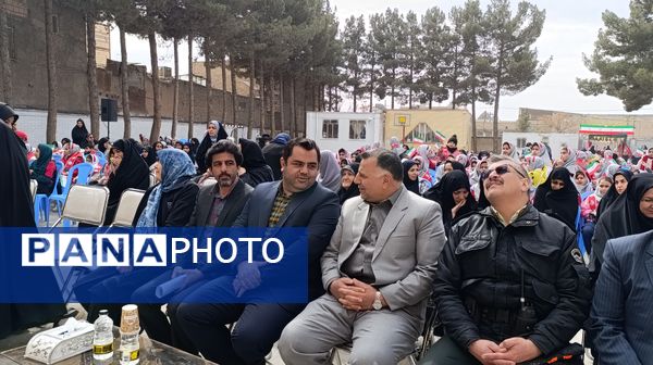 افتتاحیه آموزشگاه ۱۲ کلاسه‌ یاسمن خاکباز ۲ شهرستان نیشابور