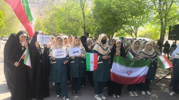 نوجوانان وجوانان زرقانی ثابت کردندکه با مردم فلسطین هم درد هستند 
