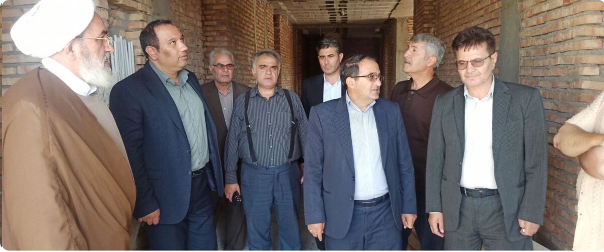 گام‌های پایانی برای تکمیل مدرسه مقدس اردبیلی درروستای ارباب‌کندی